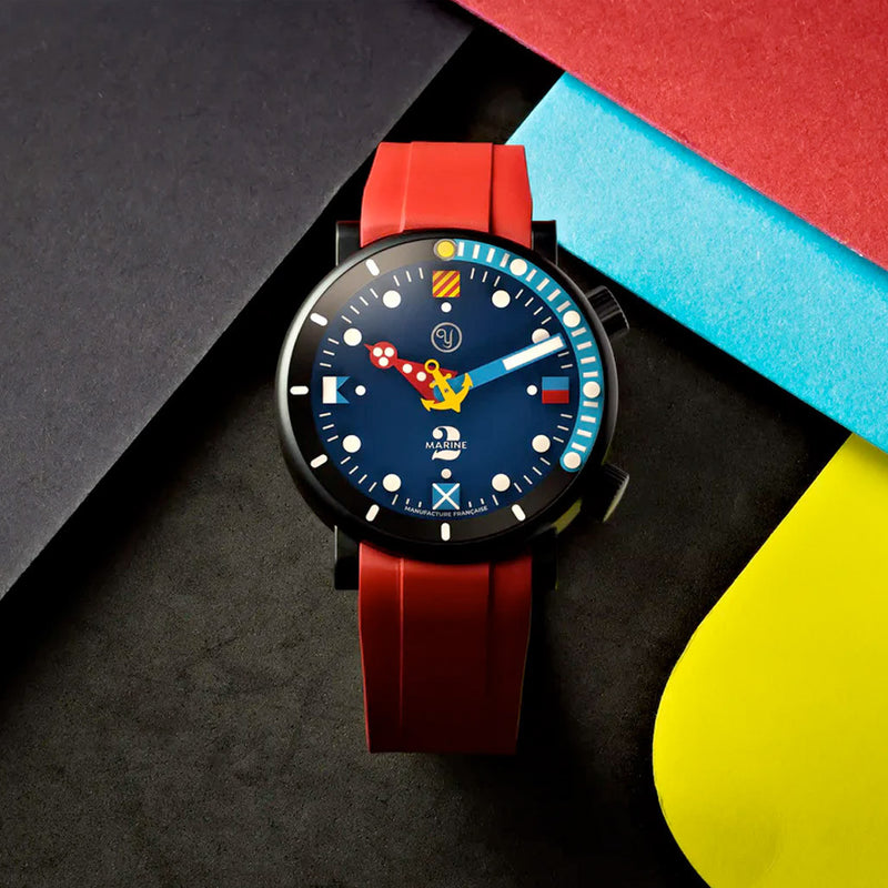 Yema x Silberstein Marine 2 CMM.20 Limited Edition Watch #20.26.20.05.TN.U6