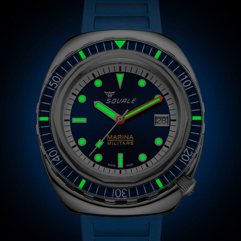 Squale 2001 MARINA MILITARE Limited Edition Dive Watch #2001MARINA.RBL