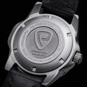 Protek Steel Tritium Dive Watch 2000 Series with Gun Metal Case and Black Dial #PT2002 back