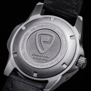 Protek Steel Tritium Dive Watch 2000 Series with Blue Dial #PT2003 back