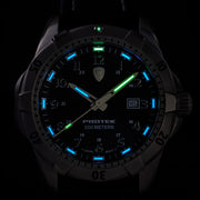 Protek Steel Tritium Dive Watch 2000 Series with Blue Dial #PT2003 tritium
