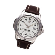 Protek Steel Tritium Dive Watch 2000 Series with White Dial #PT2005 tilt