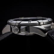 Protek Steel Tritium Dive Watch 2000 Series with White Dial #PT2005 crown