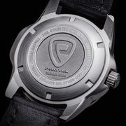 Protek Steel Tritium Dive Watch 2000 Series with White Dial #PT2005 back