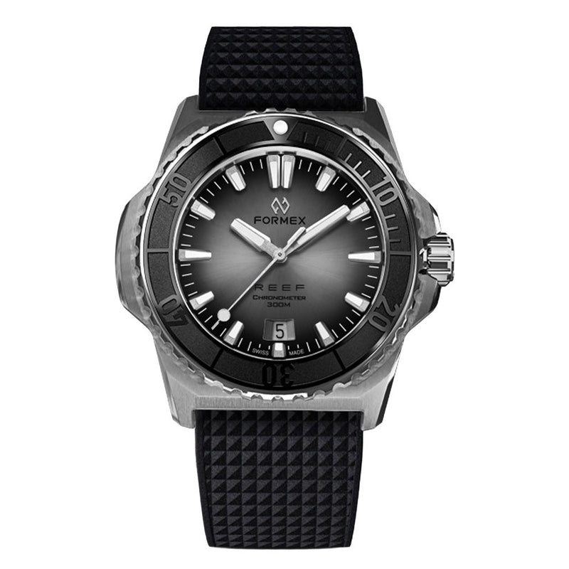 Formex REEF GMT Chronometer Dive Watch with Gilt Black Dial and Bezel #2201.1.6341.910