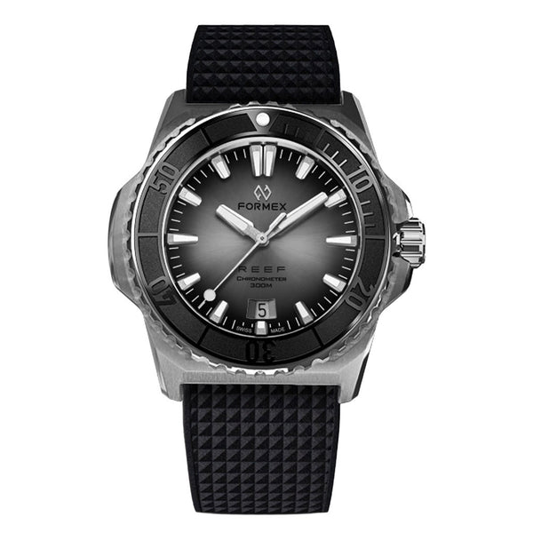 Formex REEF GMT Chronometer Dive Watch with Gilt Black Dial and Bezel #2201.1.6341.910
