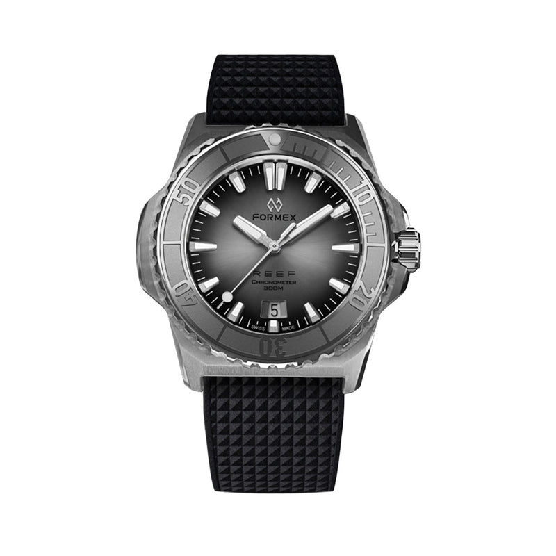 Formex REEF Dive Watch with Silver Dial and Stainless Steel Bezel #2201.1.6341.910