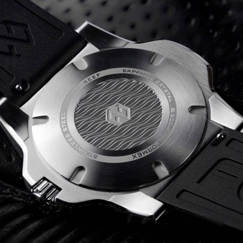 Formex REEF GMT Chronometer Dive Watch with Gilt Black Dial and Bezel #2201.1.6341.910