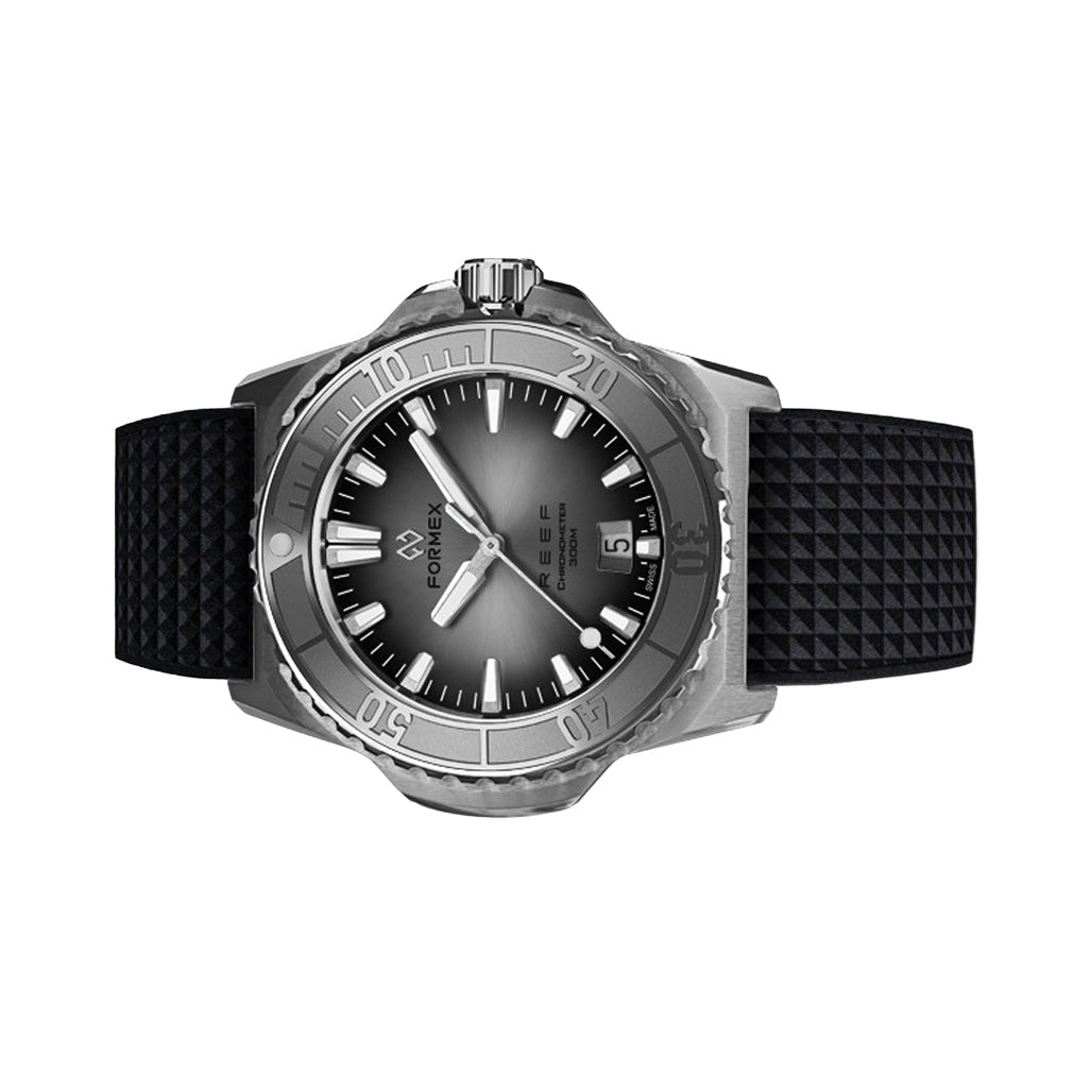 RAFOLEX(ラフォレックス) Formex REEF Dive Watch with Silver Dial and Stainless Steel Bezel