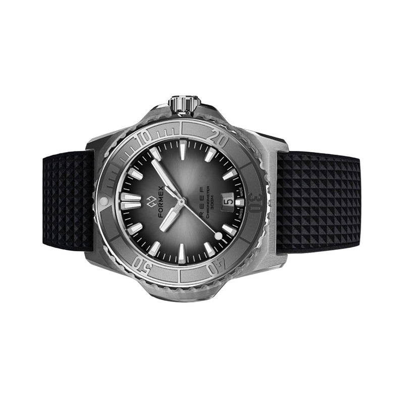 Formex REEF Dive Watch with Silver Dial and Stainless Steel Bezel #2201.1.6341.910