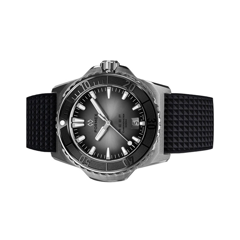 Formex REEF GMT Chronometer Dive Watch with Gilt Black Dial and Bezel #2201.1.6341.910