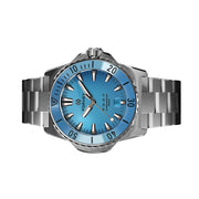 Formex Baby REEF 39.5mm Chronometer Watch with Bahama Blue Dial #2201-1-6367-100