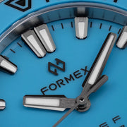 Formex Baby REEF 39.5mm Chronometer Watch with Bahama Blue Dial #2201.1.6367.900