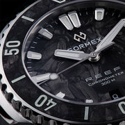Formex Reef 39.5mm Dive Watch with Forged Carbon Dial and Bezel #2201.1.6399.100