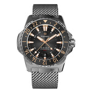 Formex REEF GMT Chronometer Dive Watch with Gilt Black Dial and Bezel #2202.1.5399.111