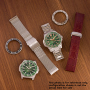 Formex REEF GMT Chronometer Dive Watch with Green Dial and Bezel #2202.1.5300.100 lifestyle