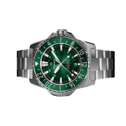 Formex REEF GMT Chronometer Dive Watch with Green Dial and Bezel #2202.1.5300.100 side