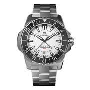 Formex REEF GMT Chronometer Dive Watch with White Dial and Black Bezel #2202.1.5312.100 zoom