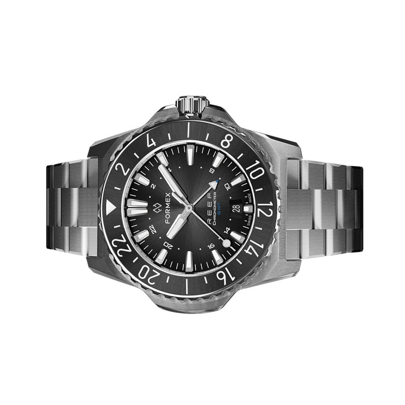 Formex REEF GMT Chronometer Dive Watch with Black Dial #2202.1.5322.100 side