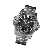 Formex REEF GMT Chronometer Dive Watch with Black Dial and Silver Bezel #2202.1.5331.100 tilt