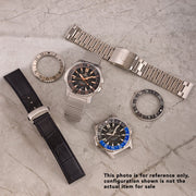 Formex REEF GMT Chronometer Dive Watch with Gilt Black Dial and Bezel #2202.1.5399.100 lifestyle