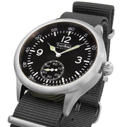 Techne 39.5mm Merlin Quartz Aviator Watch  with Black Strap #245.023
