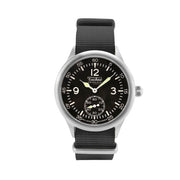 Techne 39.5mm Merlin Quartz Aviator Watch  with Black Strap #245.023