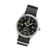 Techne 39.5mm Merlin Quartz Aviator Watch  with Black Strap #245.023