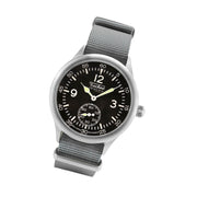 Techne 39.5mm Merlin Quartz Aviator Watch with Grey Strap #246.021