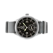 Techne 39.5mm Merlin Quartz Aviator Watch with Grey Strap #246.021