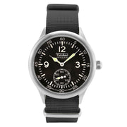 Techne 39.5mm Merlin Quartz Aviator Watch with Black Strap #246.023
