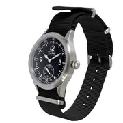 Techne 39.5mm Merlin Quartz Aviator Watch with Black Strap #246.023