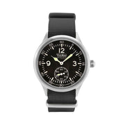 Techne 39.5mm Merlin Quartz Aviator Watch with Black Strap #246.023