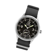 Techne 39.5mm Merlin Quartz Aviator Watch with Black Strap #246.023