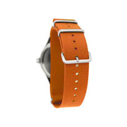 Techne 39.5mm Merlin Quartz Aviator Watch with Orange Strap #246.025