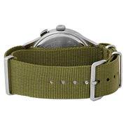 Techne 39.5mm Merlin Quartz TwinTime Watch with Olive Green Strap #296.022