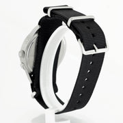 Techne 39.5mm Merlin Quartz TwinTime Watch with Black Strap #296.023