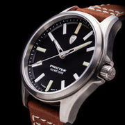 Protek Titanium Field Watch 3000 Series with Tritium T100 Tubes and Black Dial #PT3001 lifestyle