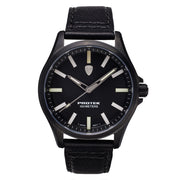 Protek IP Black Titanium Field Watch 3000 Series with Tritium T100 Tubes and Black Dial #PT3002 zoom