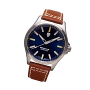 Protek Titanium Field Watch 3000 Series with Tritium T100 Tubes and Blue Dial #PT3003 tilt
