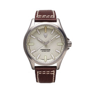 Protek Titanium Field Watch 3000 Series with Tritium T100 Tubes and Ivory Dial #PT3004