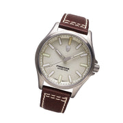 Protek Titanium Field Watch 3000 Series with Tritium T100 Tubes and Ivory Dial #PT3004 tilt