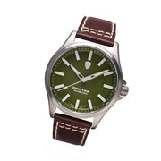 Protek Titanium Field Watch 3000 Series with Tritium T100 Tubes and Green Dial #PT3005 tilt