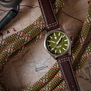 Protek Titanium Field Watch 3000 Series with Tritium T100 Tubes and Green Dial #PT3005 lifestyle