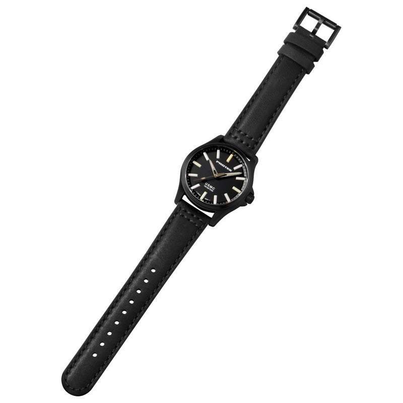 Protek IP Titanium Field Watch 3100 USMC Series with Tritium T100 Tubes and Black Dial #PT3102