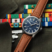 Protek Titanium Field Watch 3100 USMC Series with Tritium T100 Tubes and Blue Dial #PT3103
