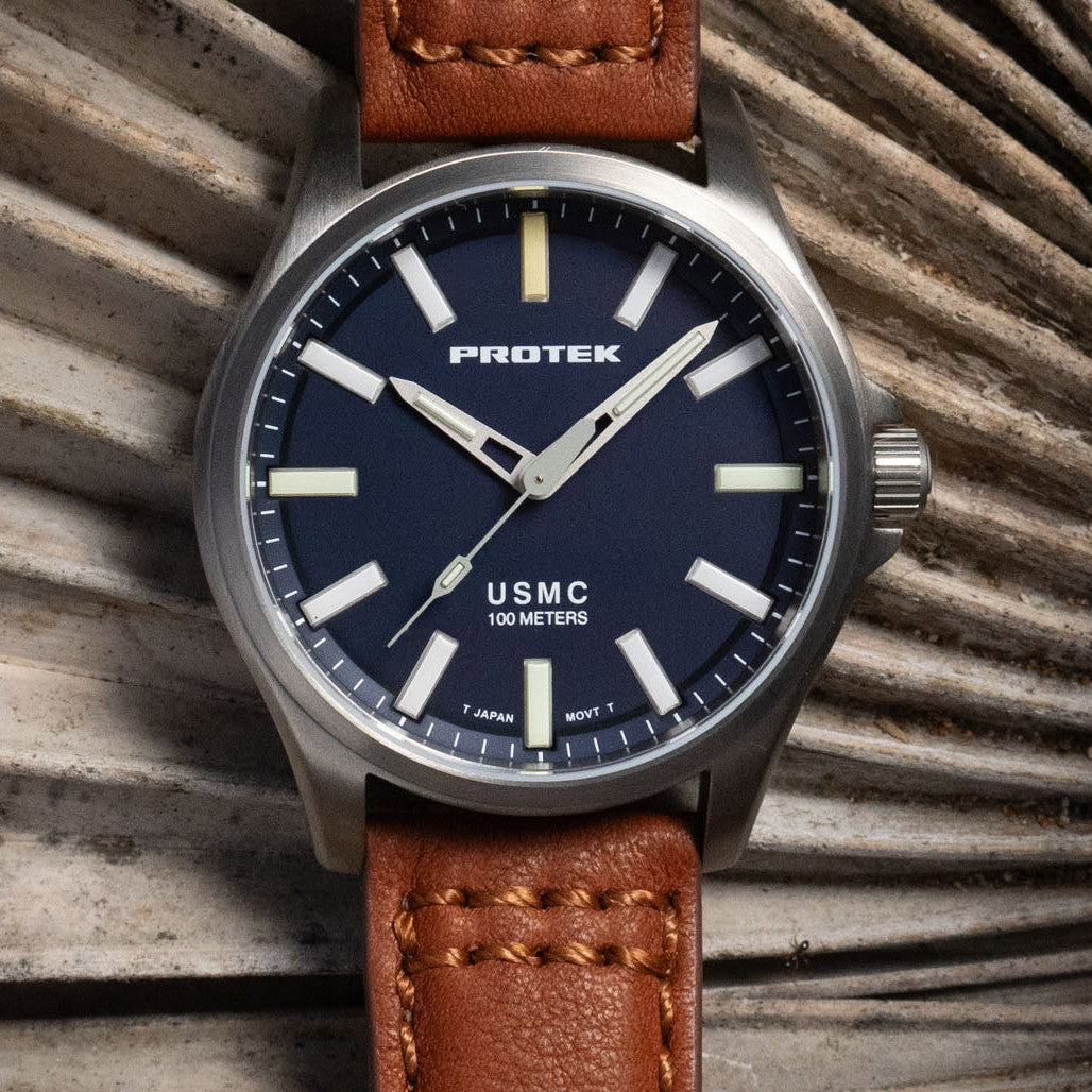 Protek Titanium Field Watch 3100 USMC Series with Tritium T100