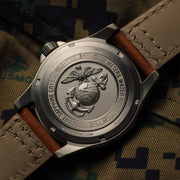 Protek IP Titanium Field Watch 3100 USMC Series with Tritium T100 Tubes and Sand Dial #PT3106