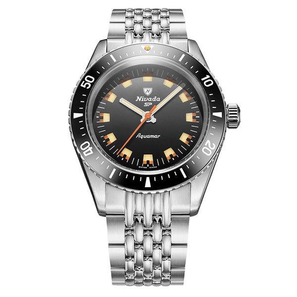 Nivada Grenchen Aquamar Black Dial Watch #32068A04