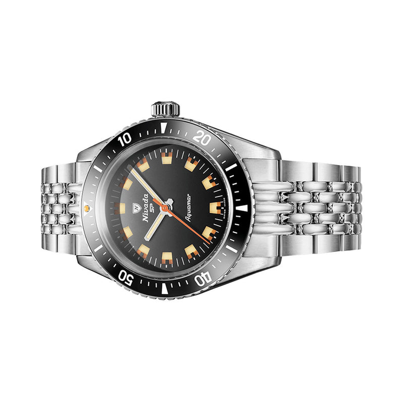 Nivada Grenchen Aquamar Black Dial Watch #32068A04